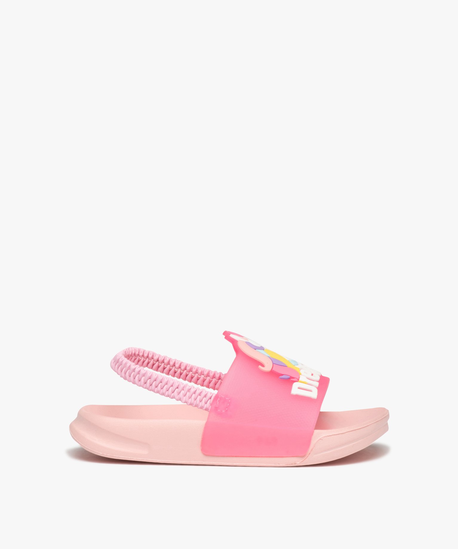 Mules de piscine licorne avec bride élastique - Beppi rose | GEMO