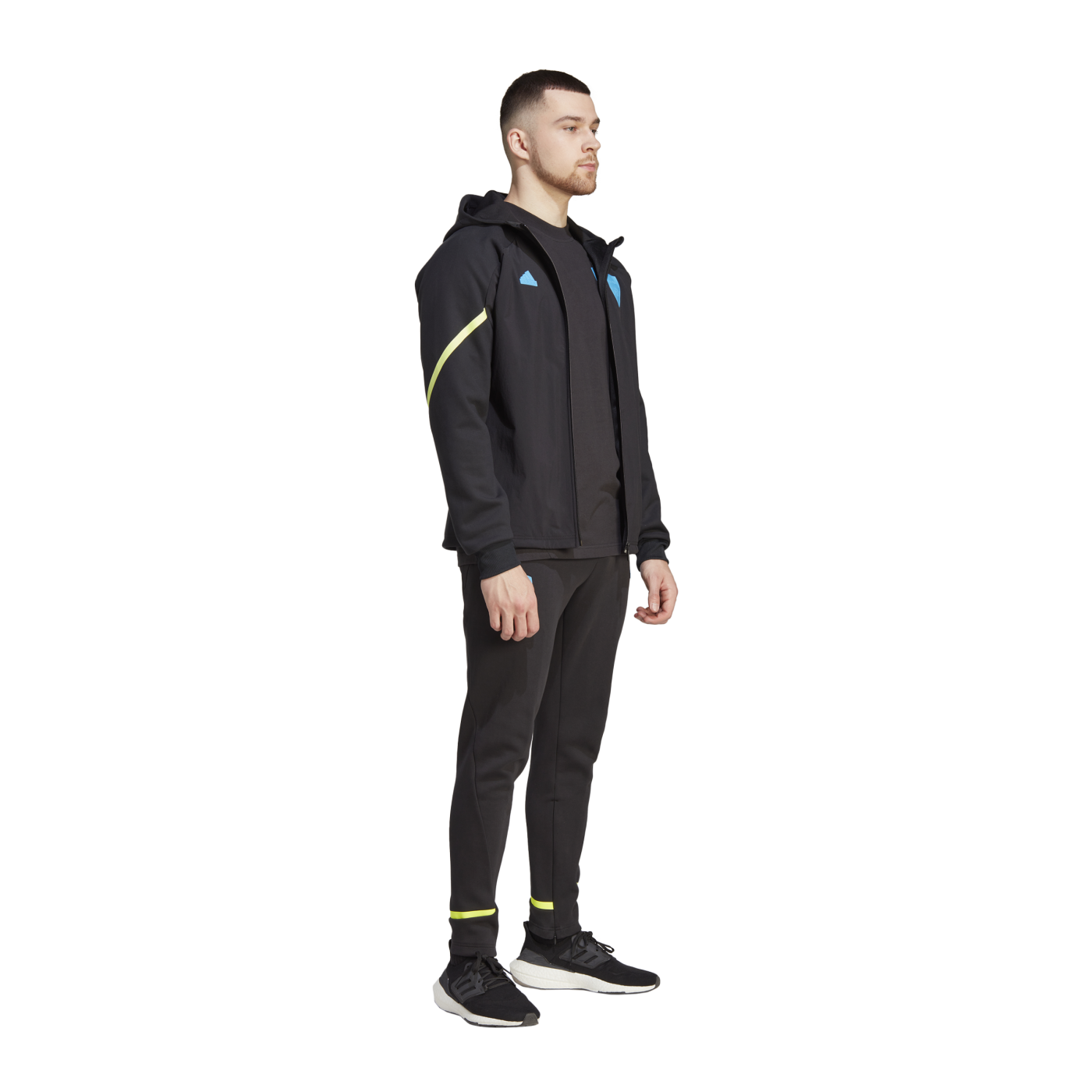 adidas FC Arsenal London Kapuzenjacke Schwarz