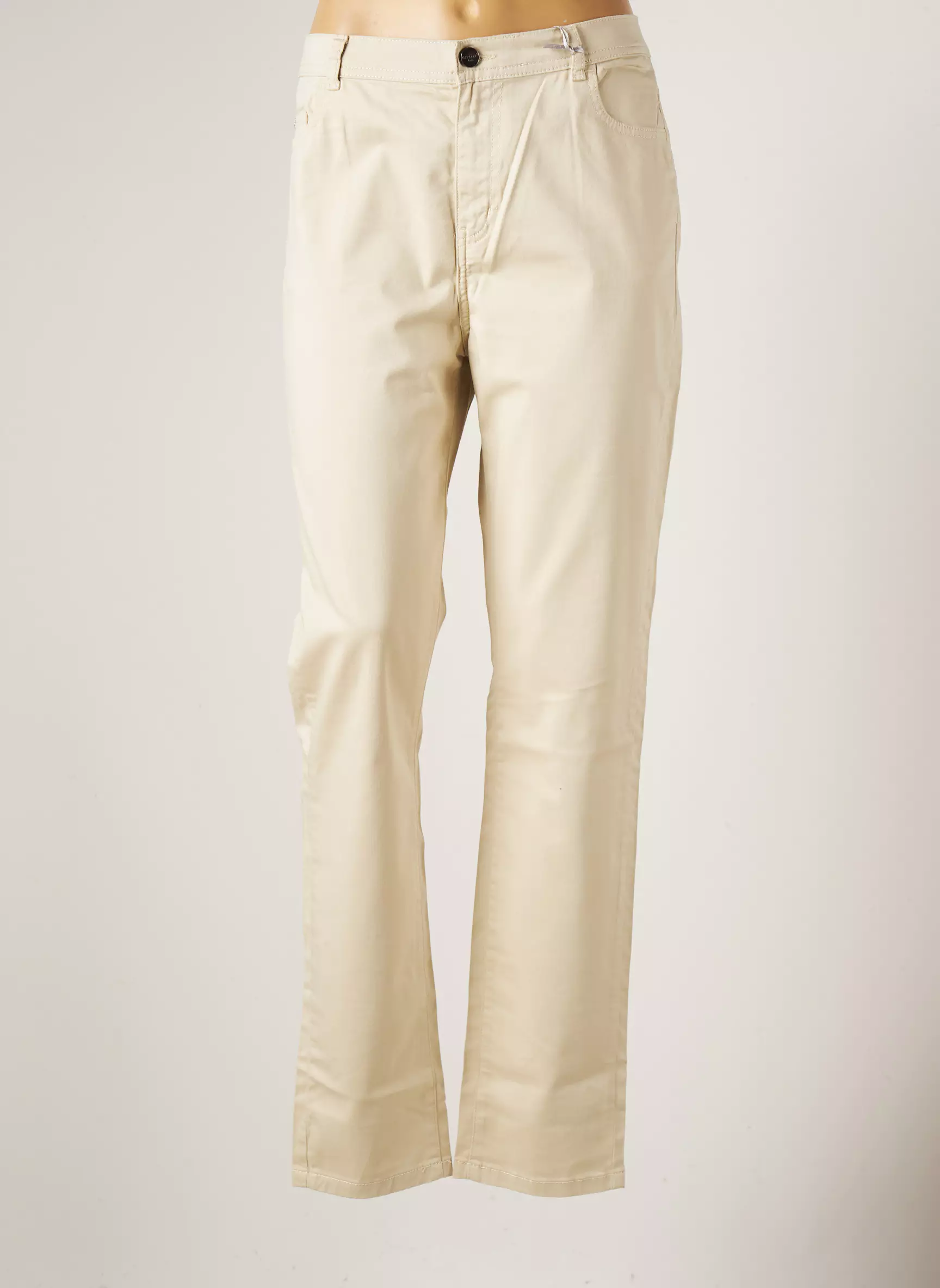 Impaqt Pantalons Slim Femme couleur beige
