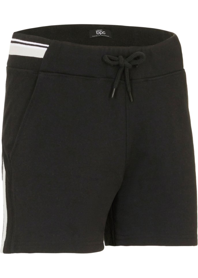 Sweat-Shorts mit Kontraststreifen