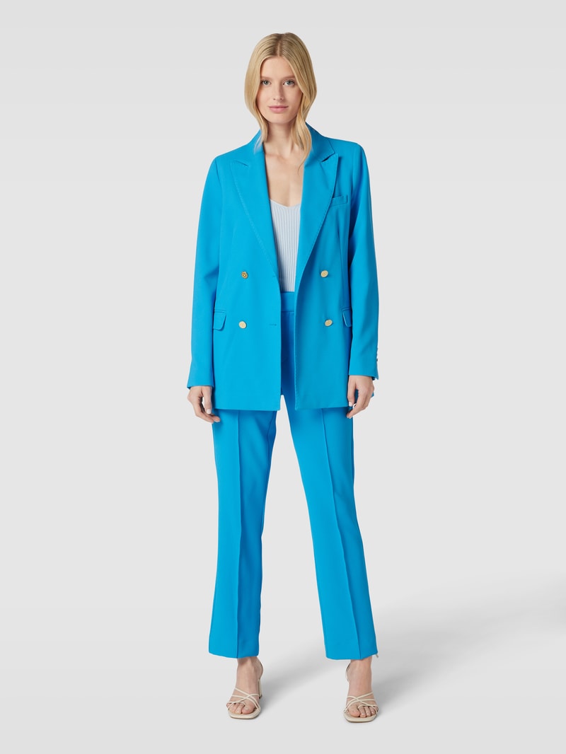 Hose mit Paspelierungen Modell 'Zoa' in royalblau