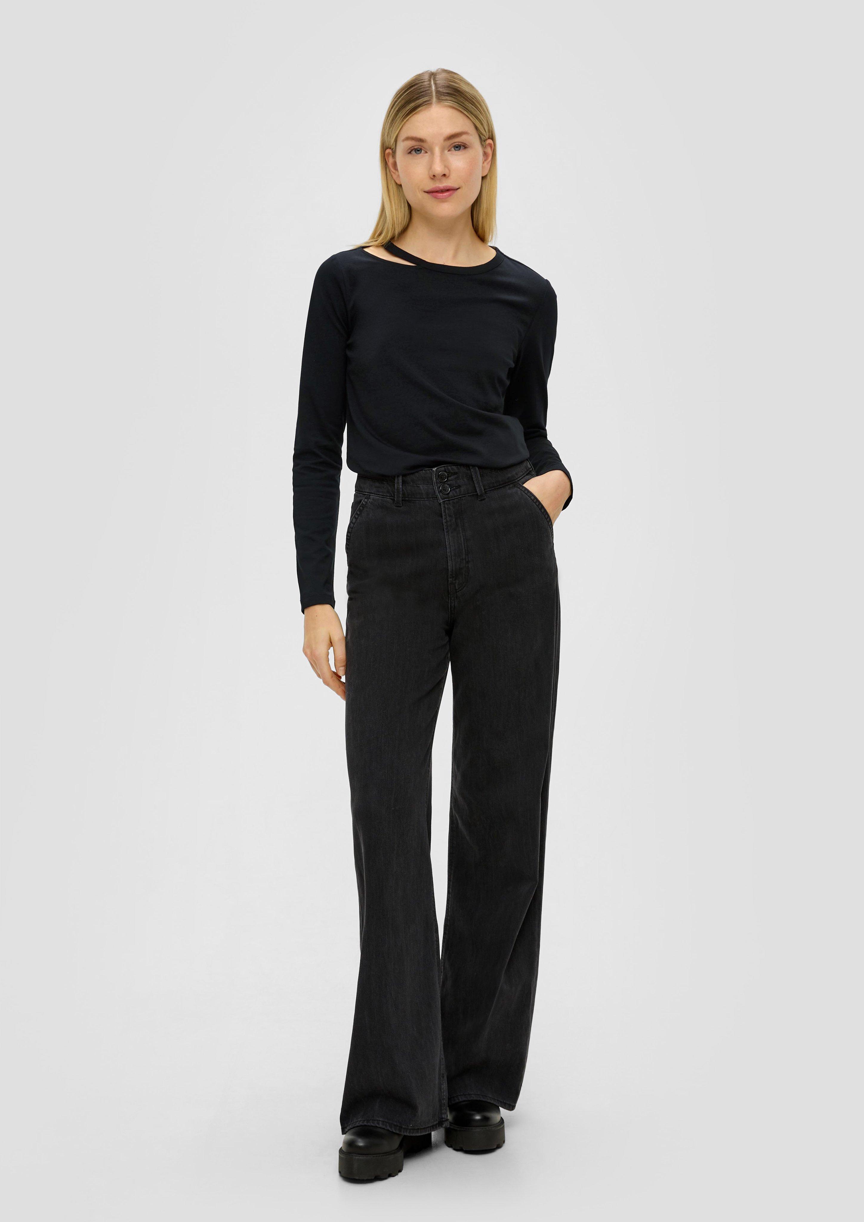 Langarmshirt mit Cut-out-Detail  2152051-9999