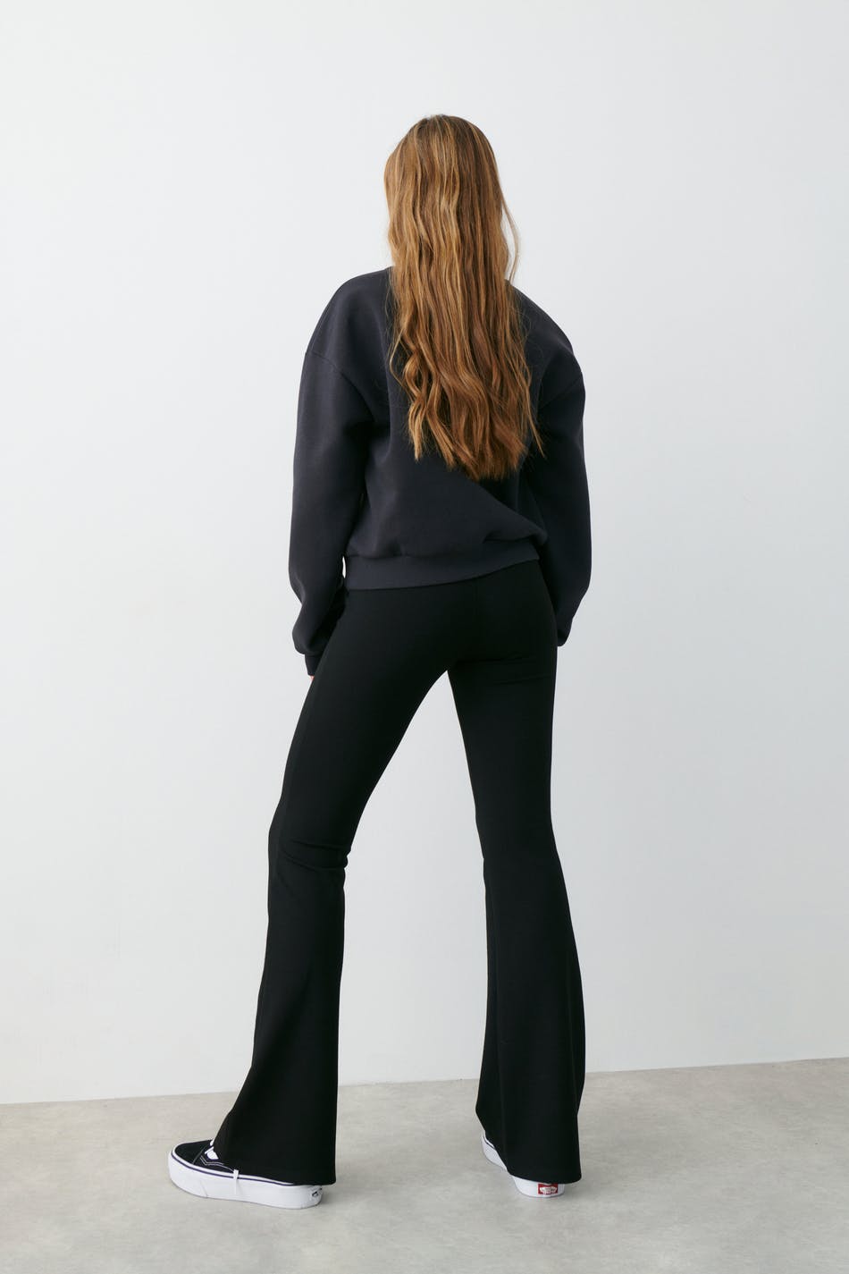 Y flare trousers