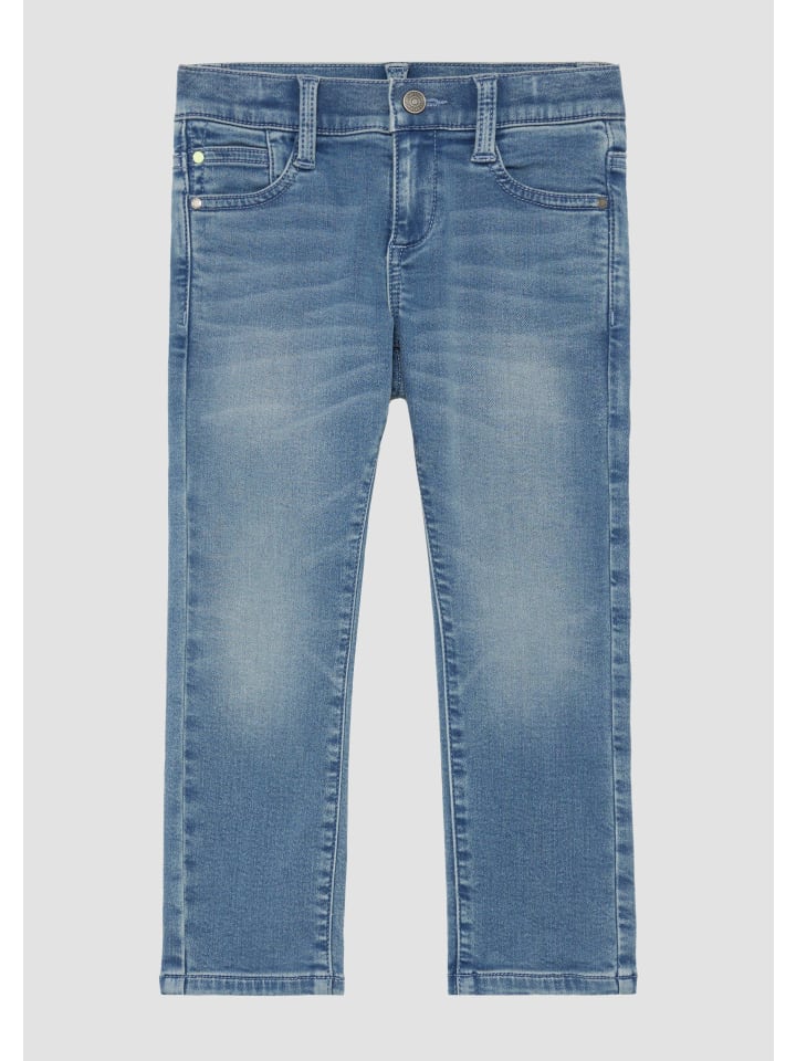 s.Oliver Jeans-Hose lang in Blau günstig kaufen