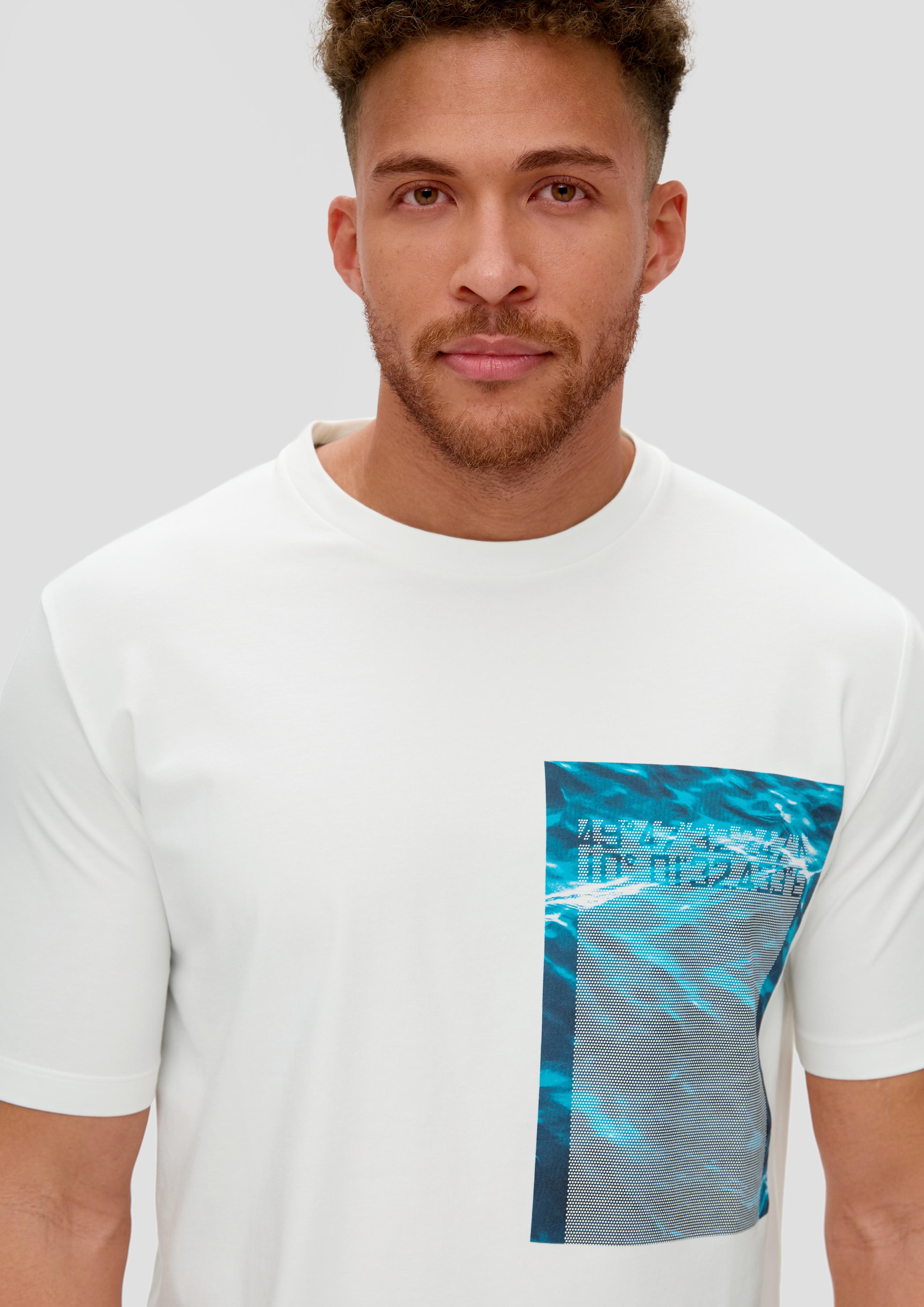 T-Shirt aus Baumwollstretch  2139665-01D1