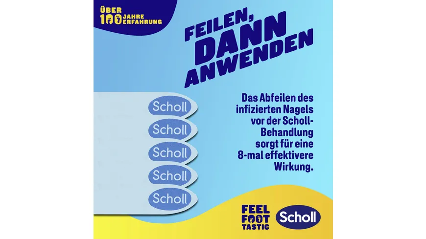 Scholl 2 in 1 Stift bei Nagelpilz