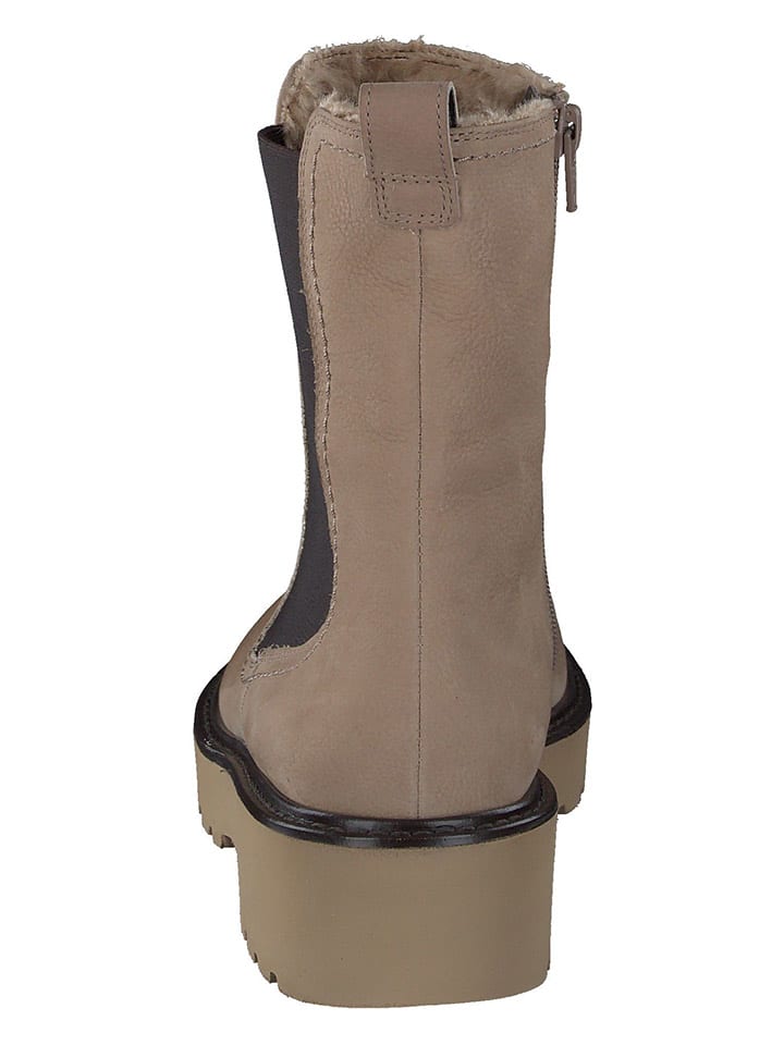 Paul Green Leder-Chelsea-Boots in Hellbraun günstig kaufen