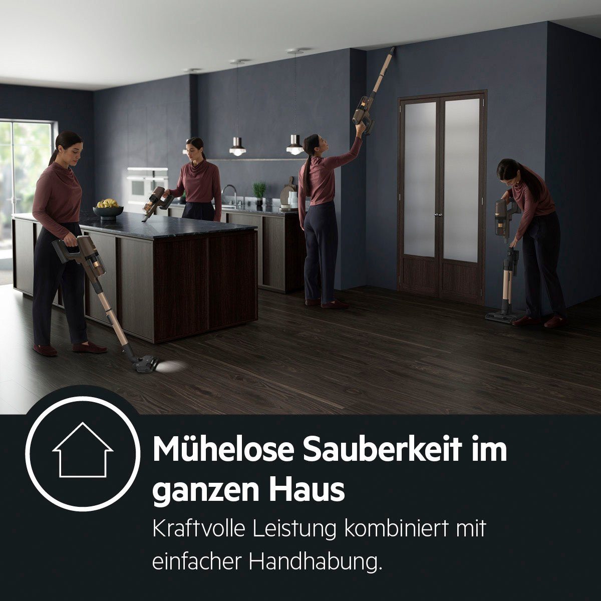 AEG Akku-Hand-und Stielstaubsauger Ultimate 8000 AP81A25ULT, beutellos, 5-stufige Filtration