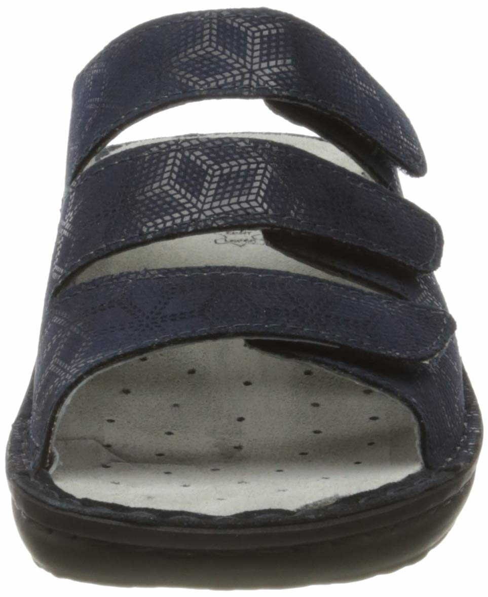 ROHDE Keilsandalen blau