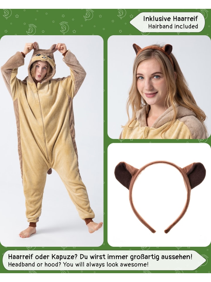 Corimori Murmeltier-Kostüm Fasching in Braun günstig kaufen