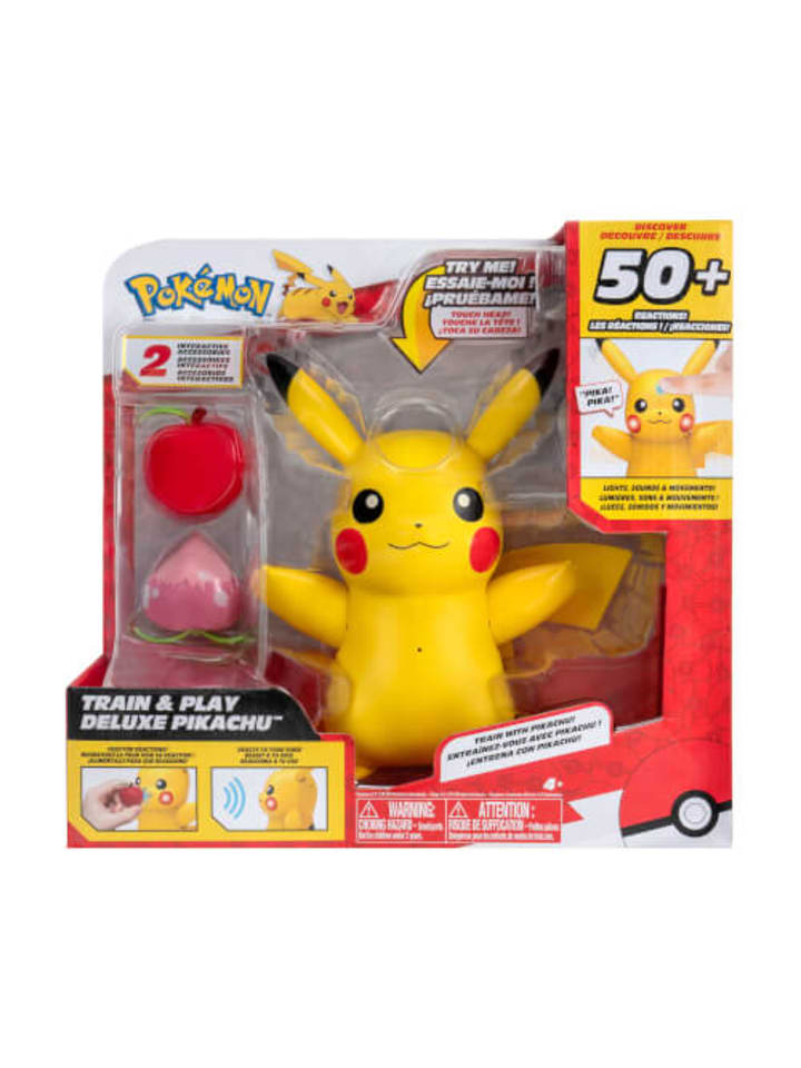Pokémon Spielfigur Pokémon - Train & Play Deluxe Pikachu, ab 8 Jahre günstig kaufen onesize