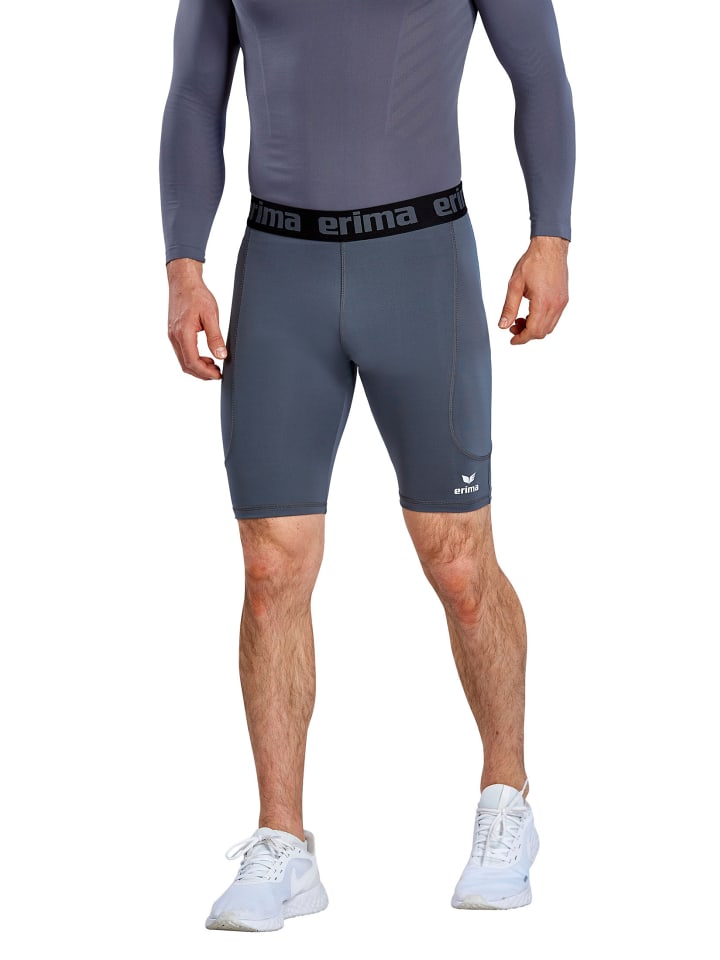 erima Elemental Tight, Tights kurz in slate grey günstig kaufen