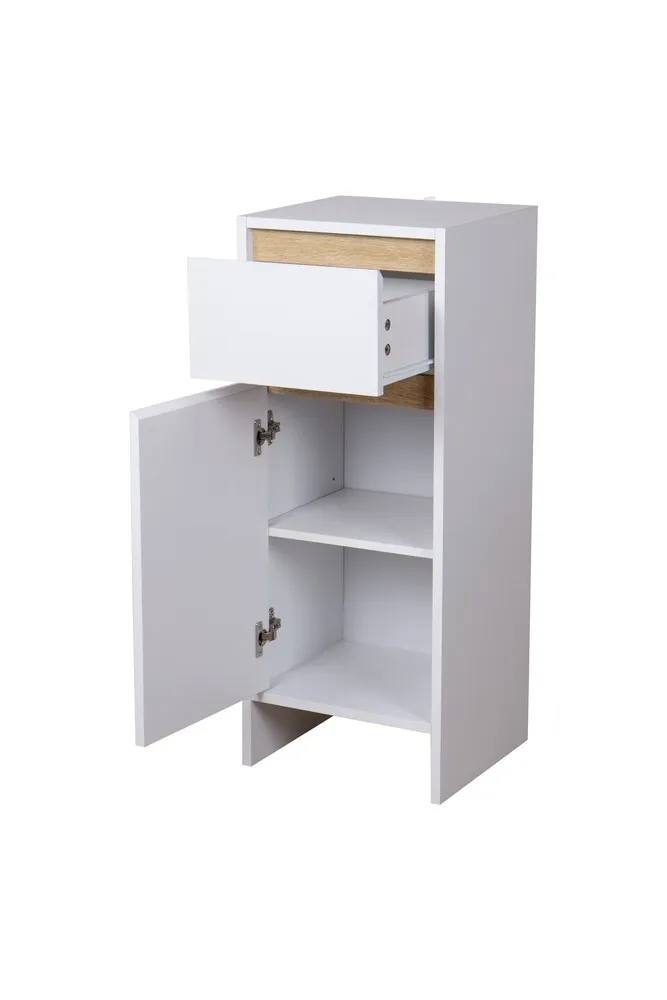 Happy Home Happy Home Badschrank mit 1 Tür und Schublade - Weiß
