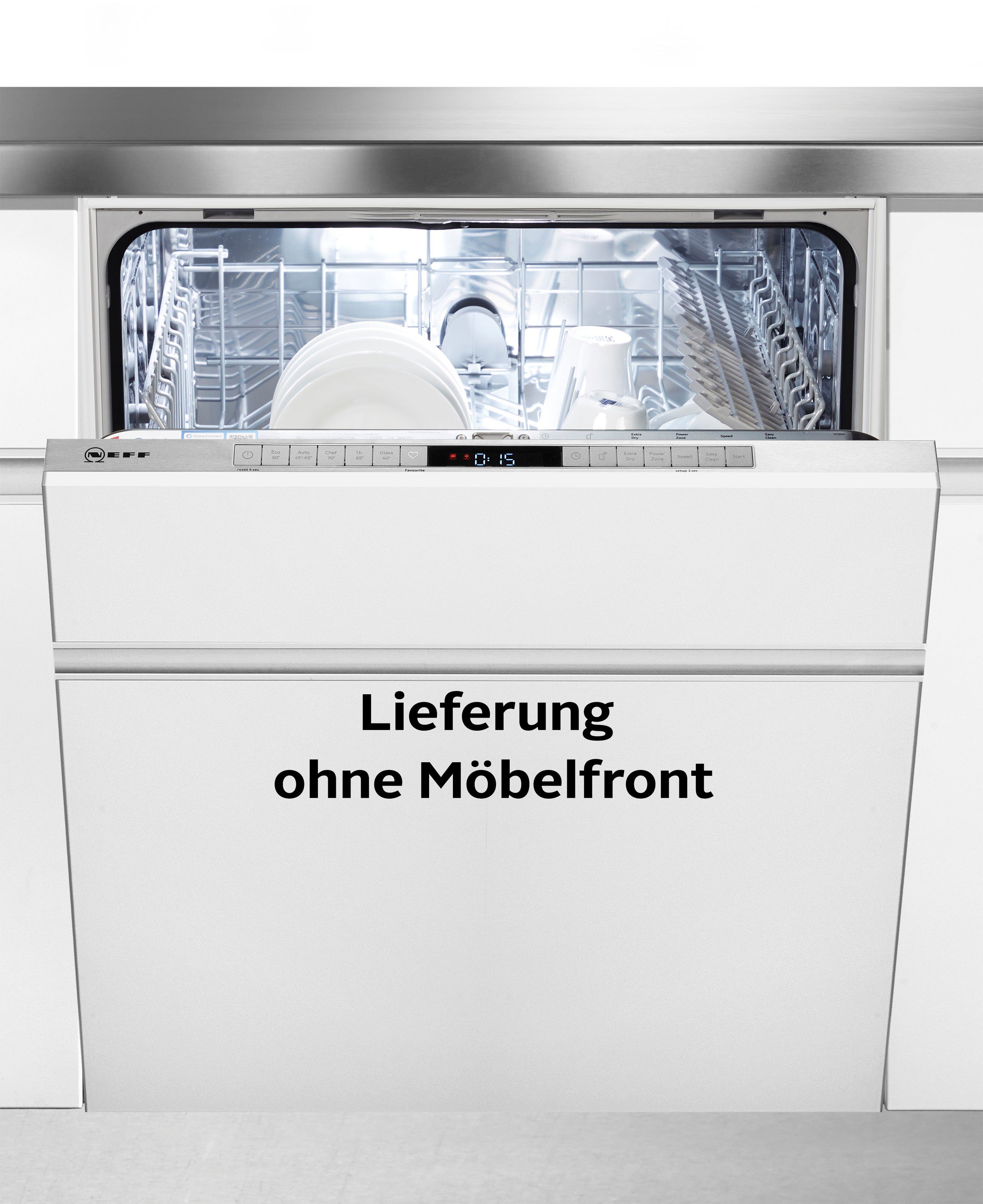 NEFF vollintegrierbarer Geschirrspüler, S155ITX04E, 12 Maßgedecke