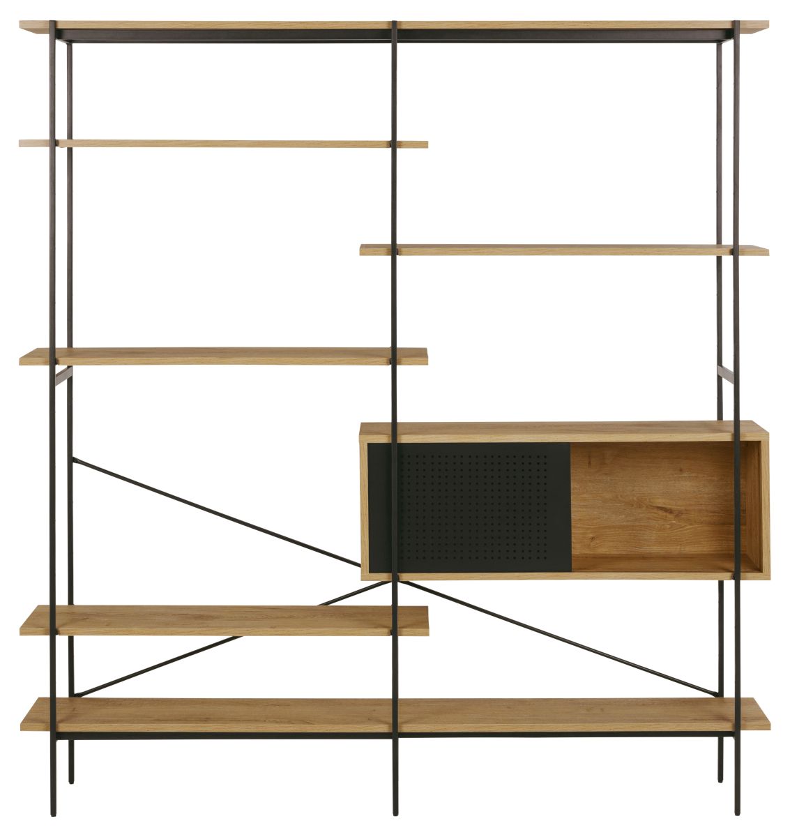 Design-Regal Angus Eiche Schwarz