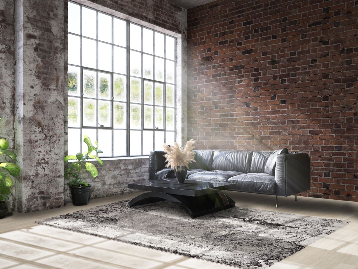Webteppich Locri Grau-Mix 200 x 290 cm