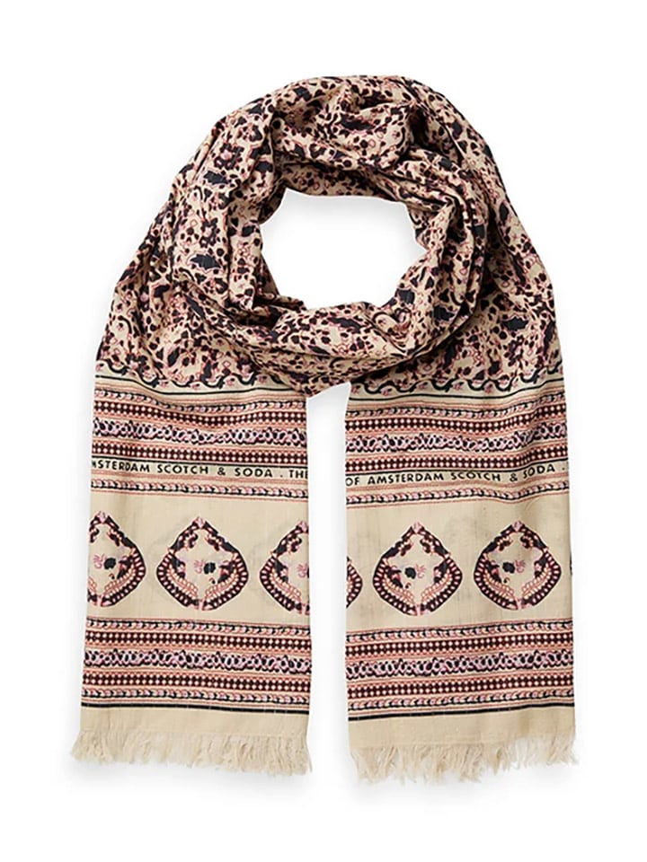 Scotch & Soda Schal in Sand/ Rosa günstig kaufen onesize