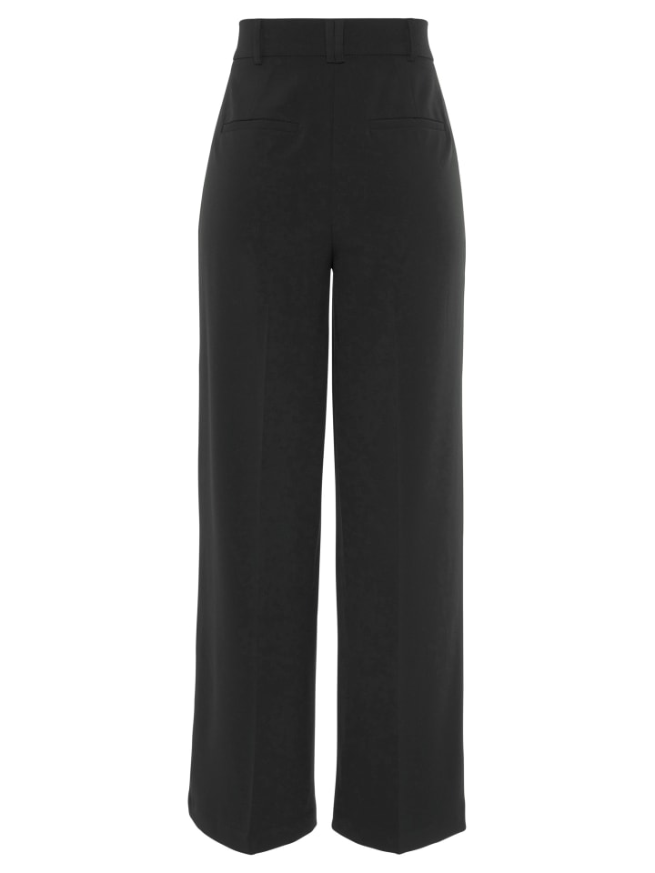 LASCANA Palazzohose in schwarz günstig kaufen