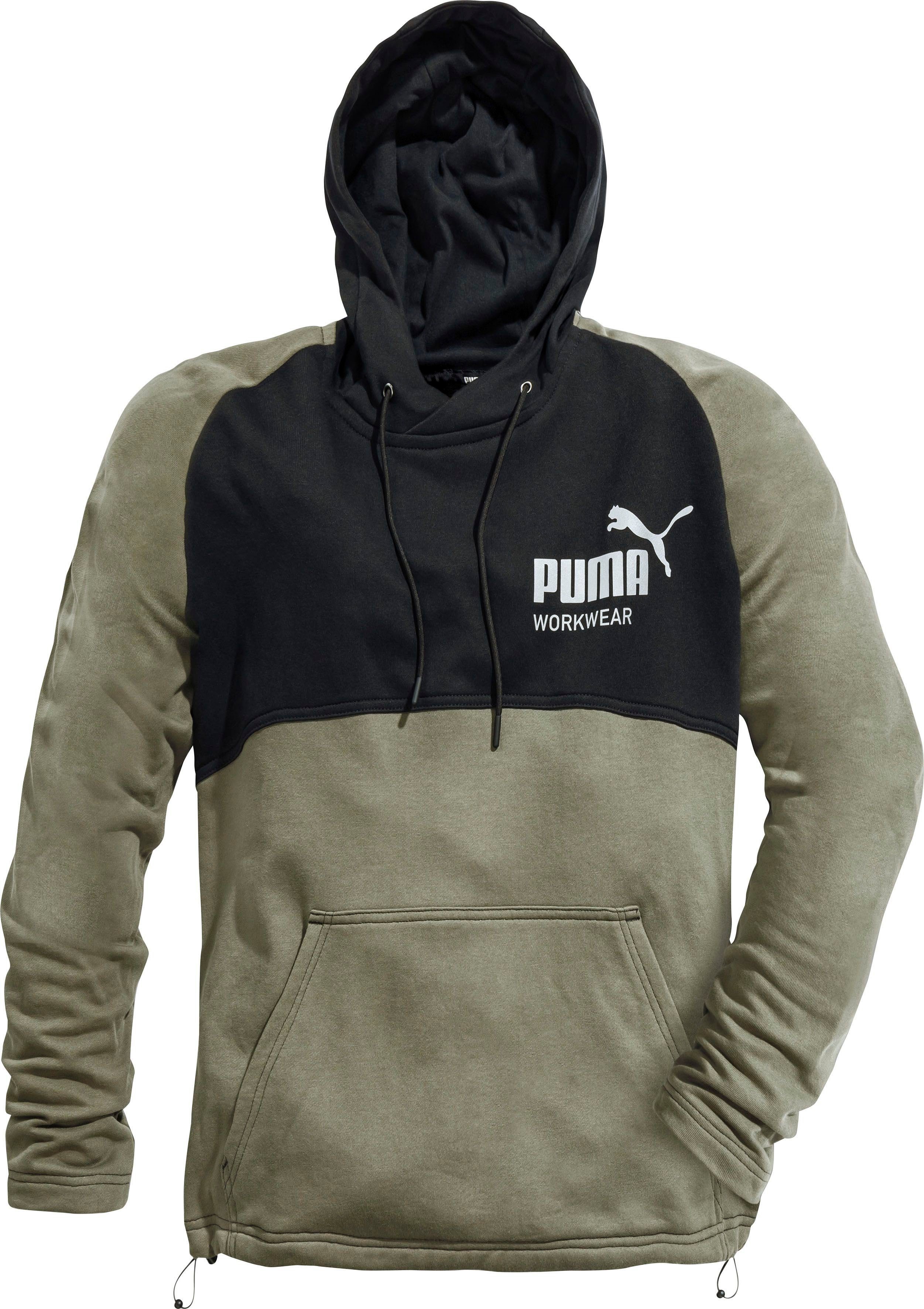 PUMA Workwear Hoodie CHAMP Workwear, oliv-carbon