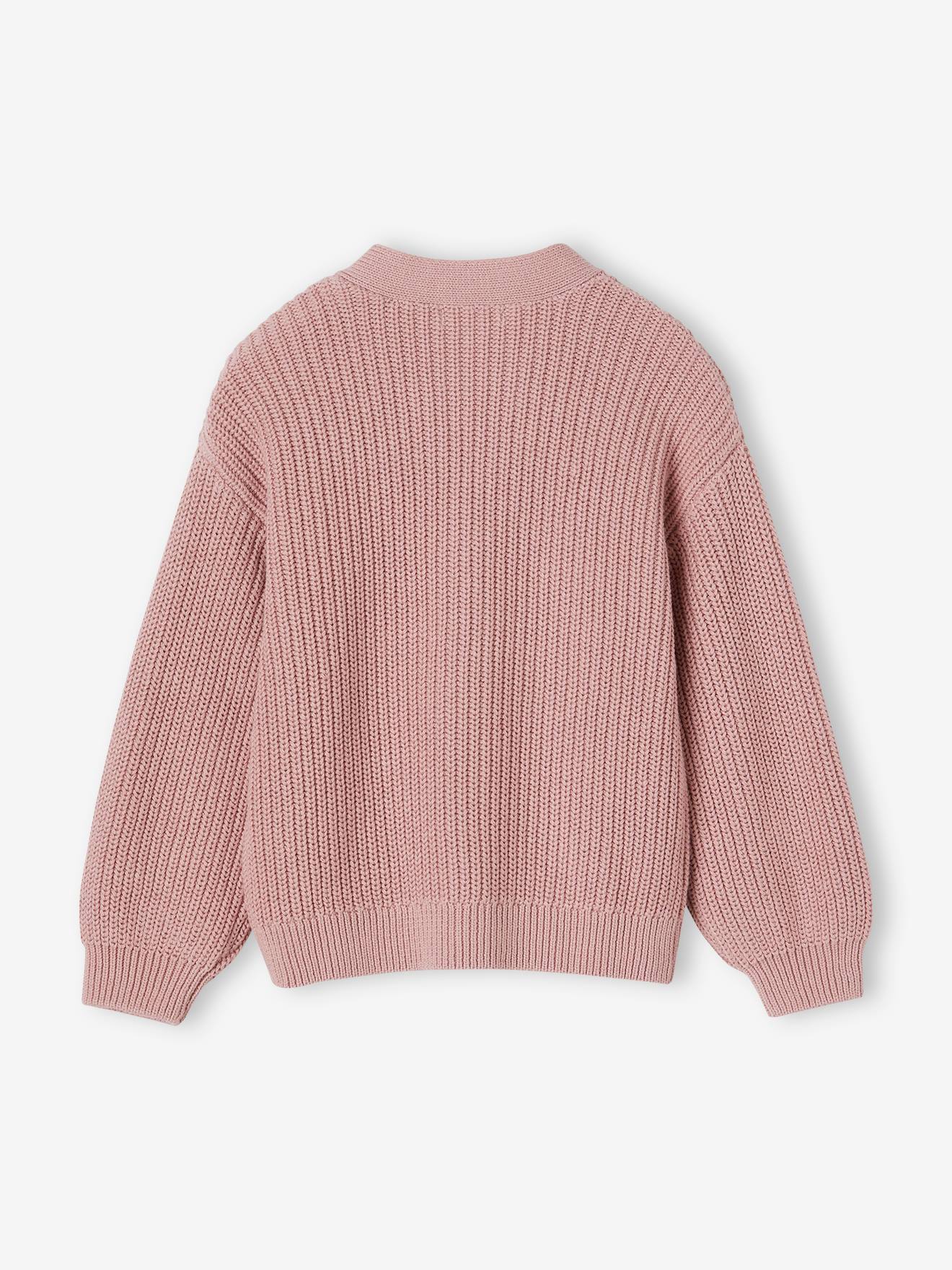 Vertbaudet Mädchen Strickjacke Oeko-Tex - pistaziengrün