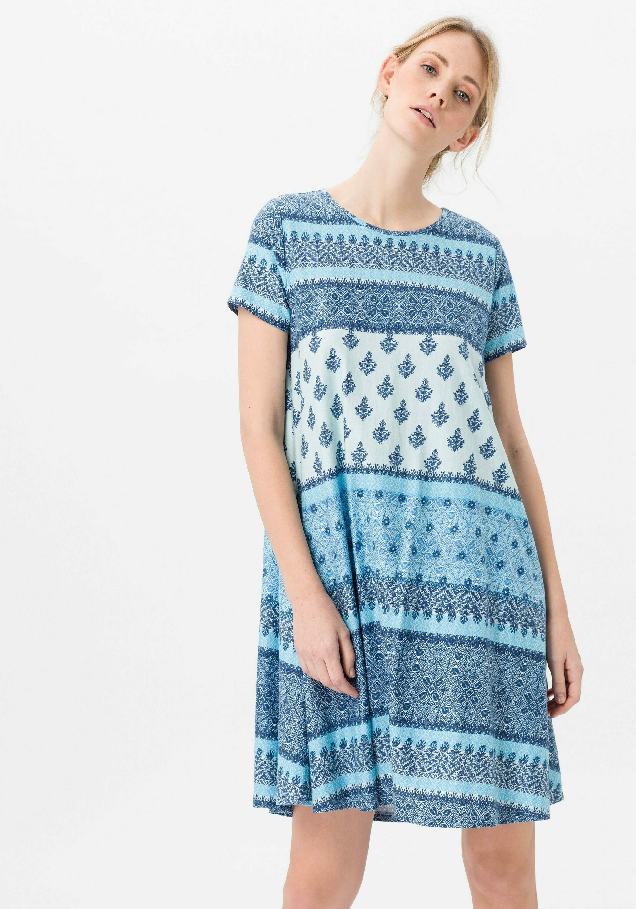 Green Cotton Jerseykleid Dress