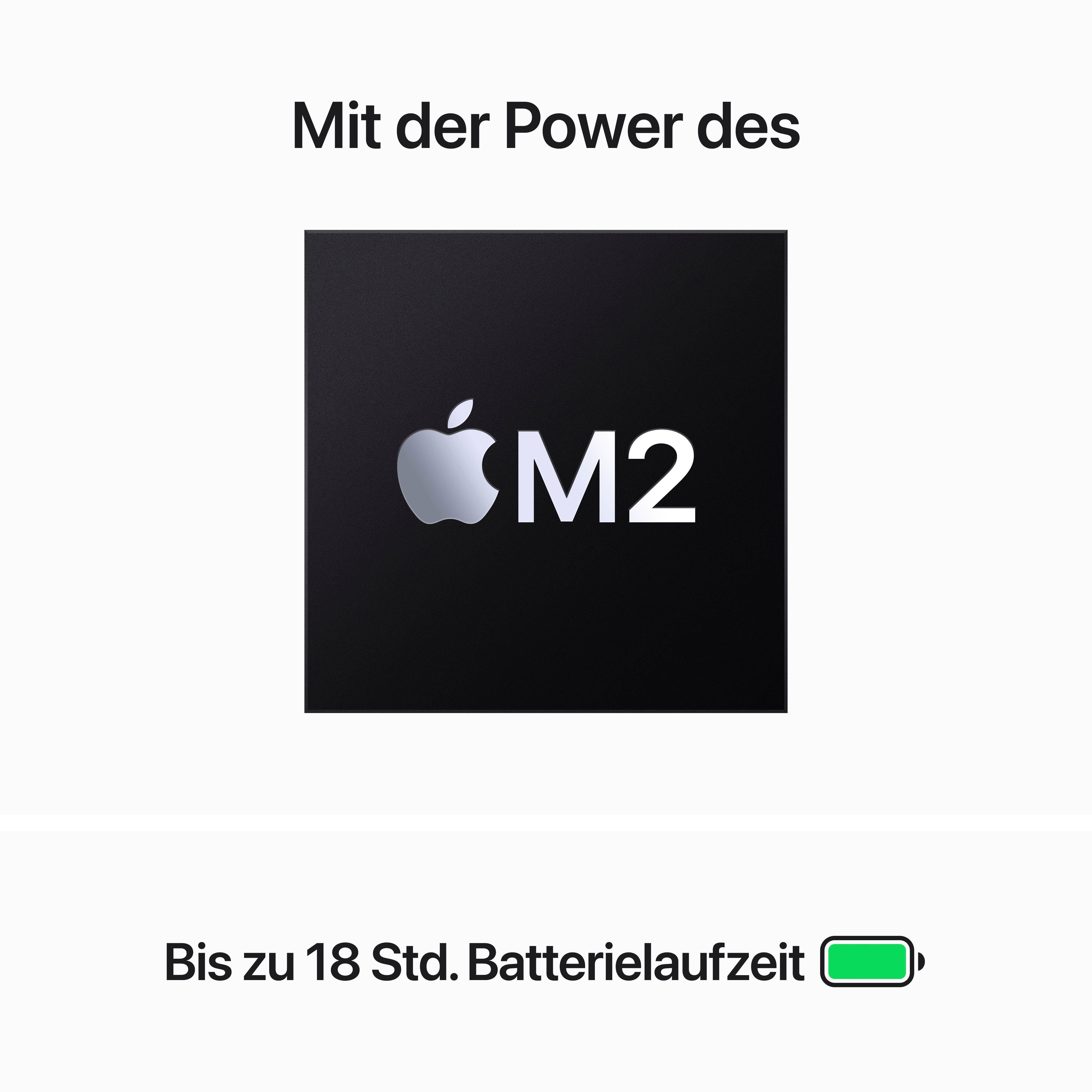 Apple MacBook Air Notebook (38,91 cm/15,3 Zoll, Apple M2 M2, 10-Core GPU, 1000 GB SSD)