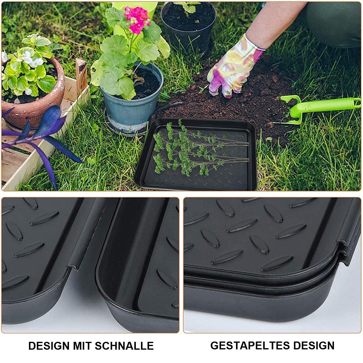 götäzer Schuhabtropfschale 3 Einlegesohlen aus Kunststoff (1-tlg), Liebe beginnt Schuhregal, Schuhabtropfschale