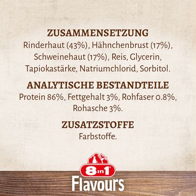 8in1 Triple Flavour Kauknochen M