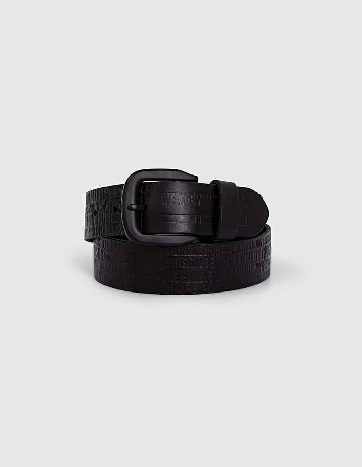 Ceinture cuir garçon