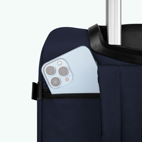 Reykjavik small 2-wheel soft suitcase, navy blue