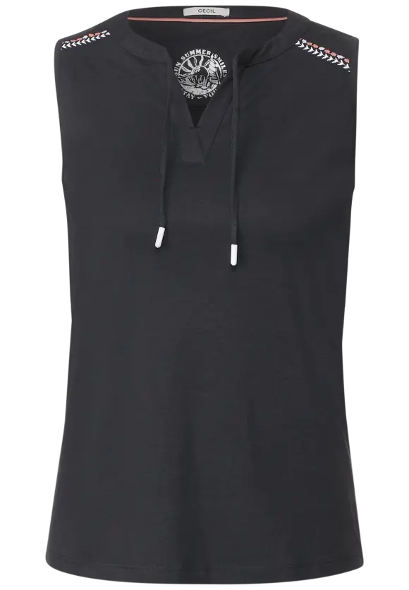 CECIL Top mit Stickereidetail