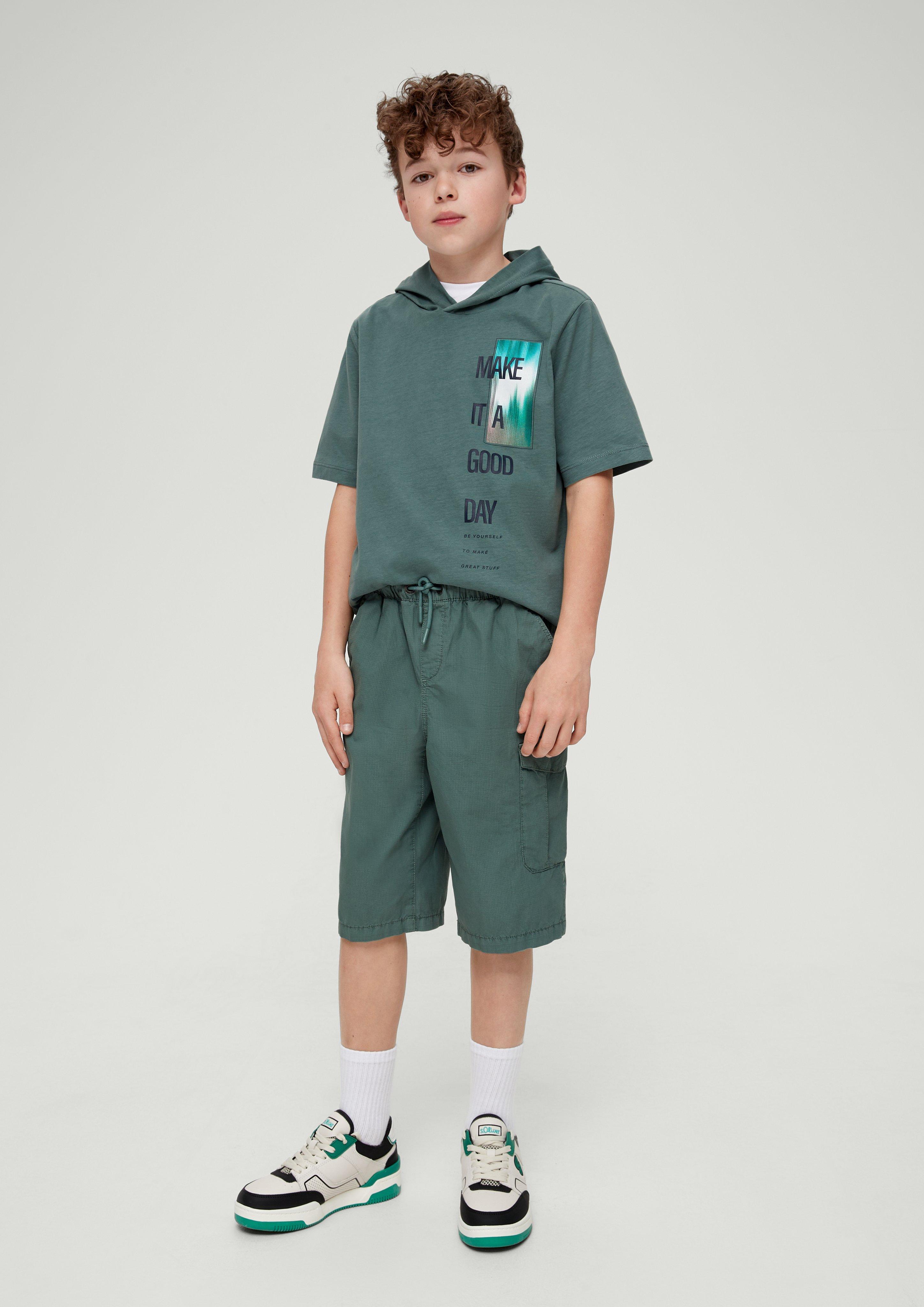 Loose: Bermuda mit Garment Dye  2130127-6714
