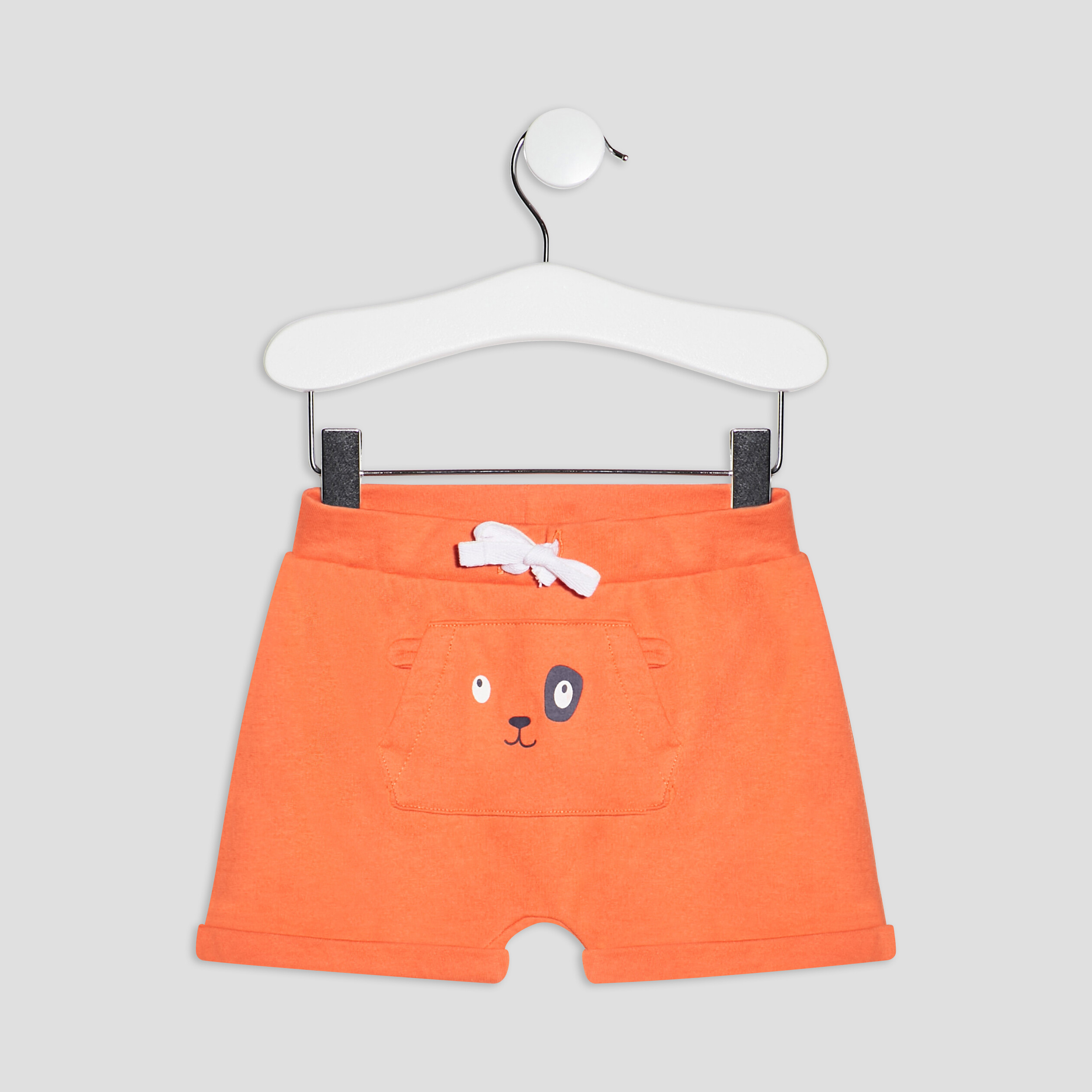 Short droit orange bébé garçon | La Halle