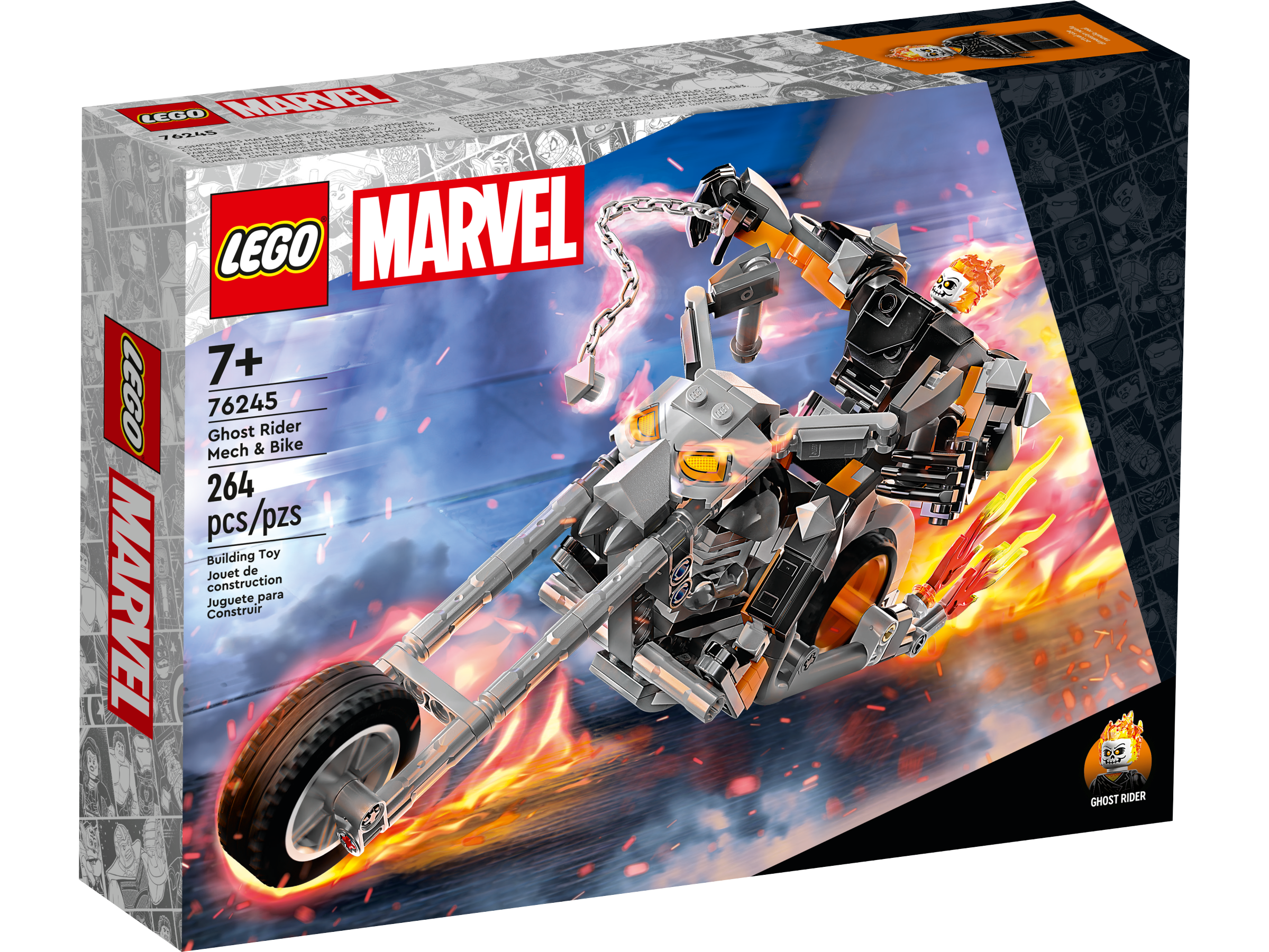 Ghost Rider mit Mech & Bike 76245