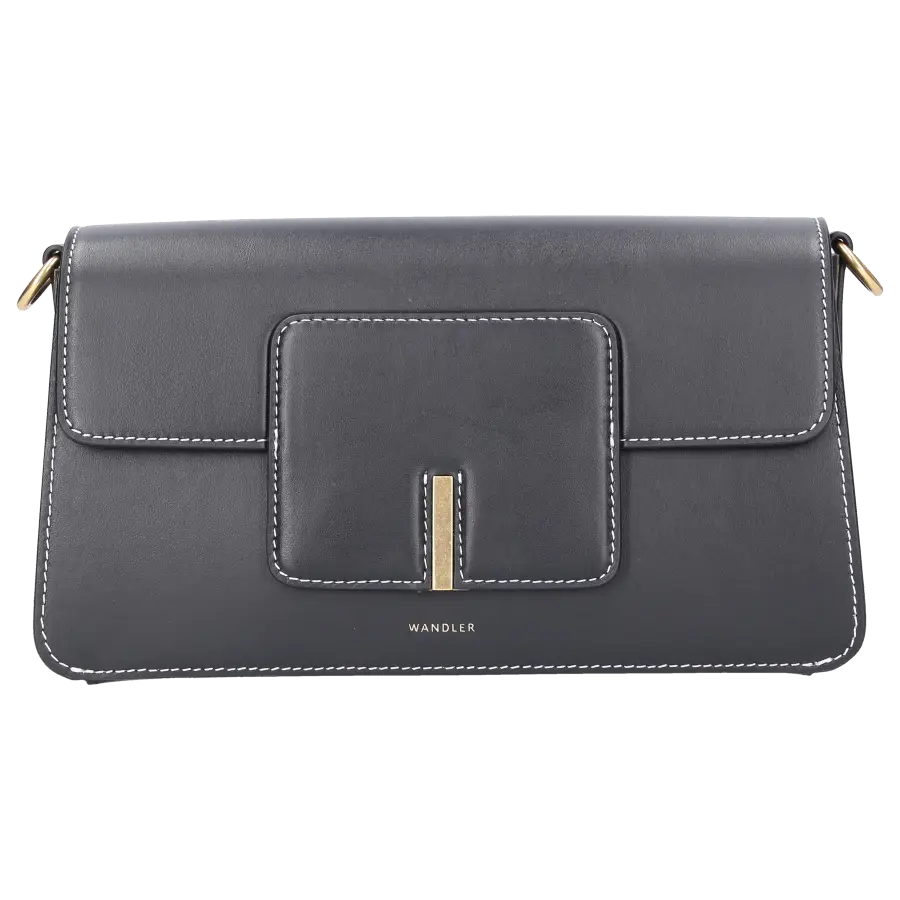Wandler - Handtasche GEORGIA Kalbsleder - schwarz