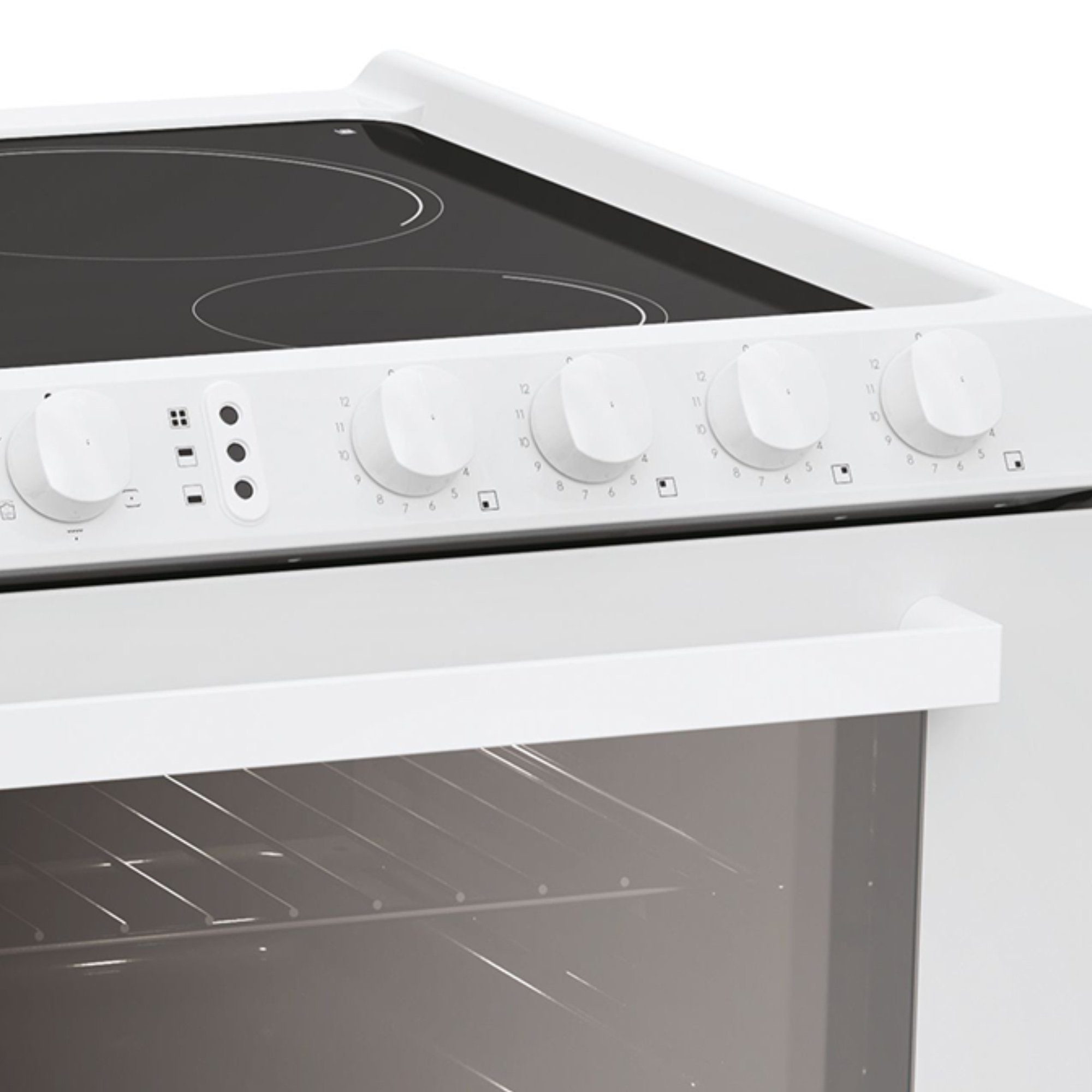 Candy Standgeschirrspüler weiß, TRIOVWNT/1, 8 l, 6 Maßgedecke, Kochfeld, Backofen, Geschirrspüler, High-Light Kochfeld