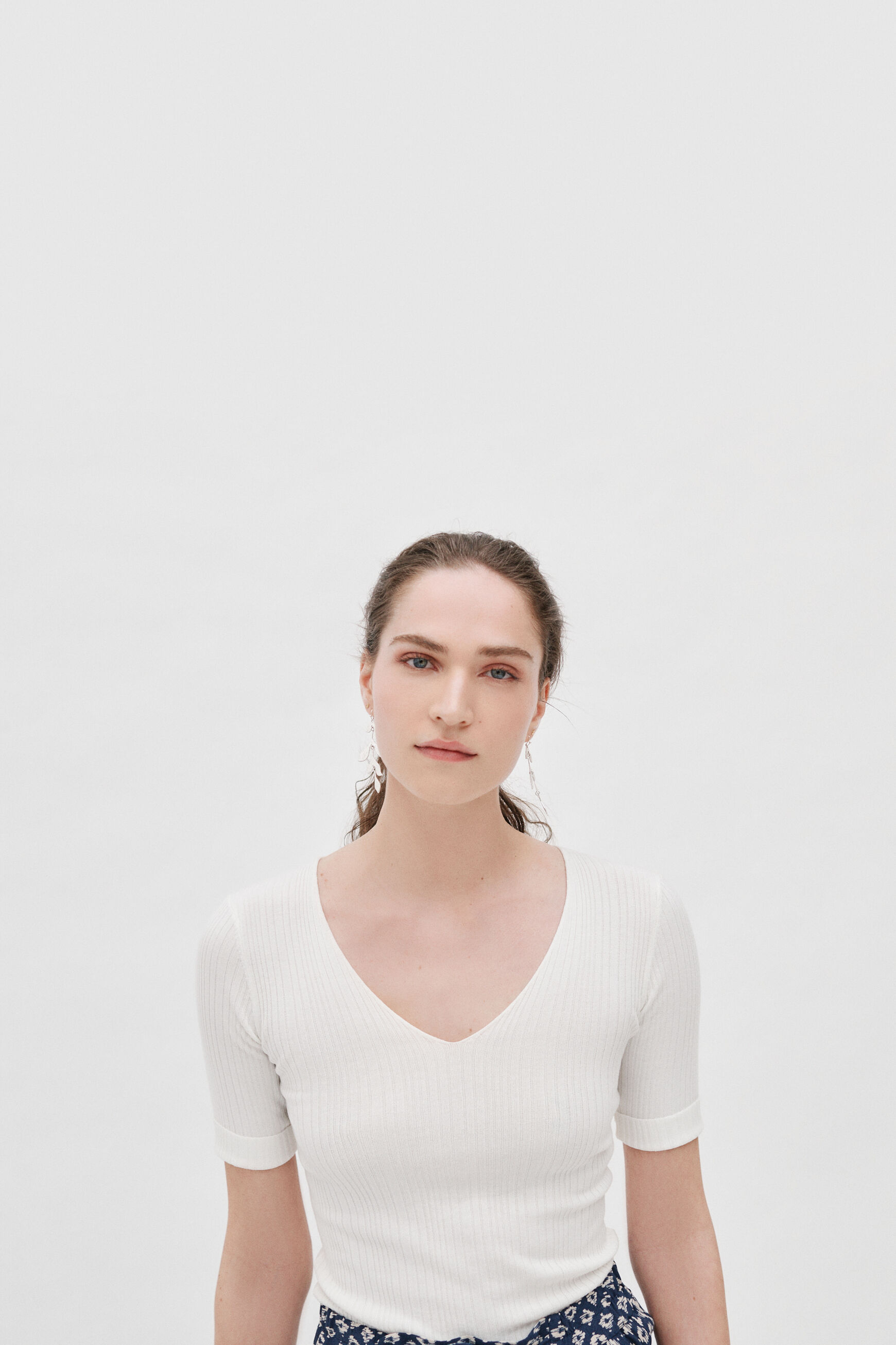 pull camille ivoire femme