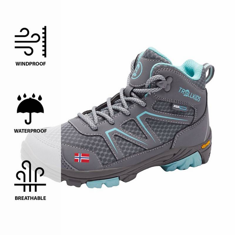 Trollkids SKARVAN Mid Wanderschuhe Kinder