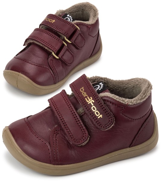 bar3foot Elf ~ Step MidCut Sneaker Warm ~ Bordeaux