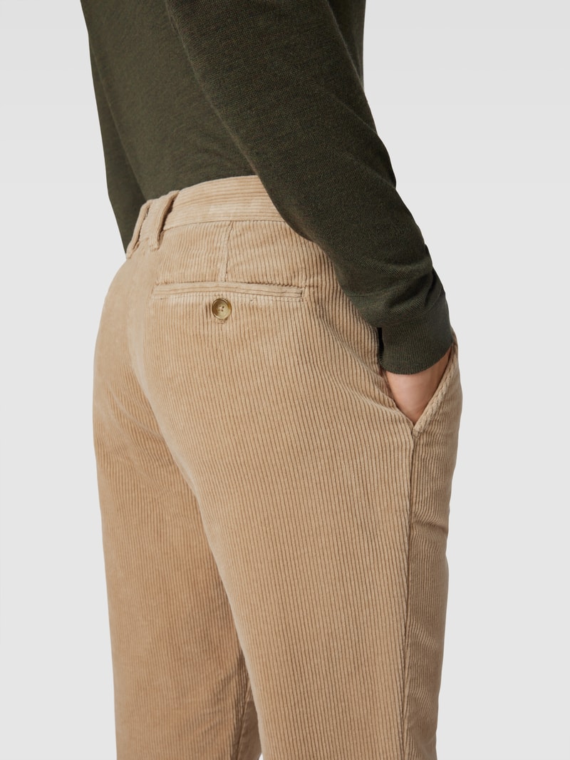 Cordhose mit Stretch-Anteil in sand