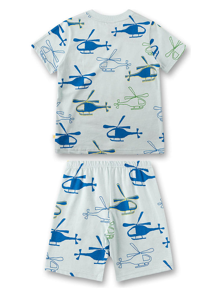 Sanetta Pyjama in Hellblau/ Blau günstig kaufen