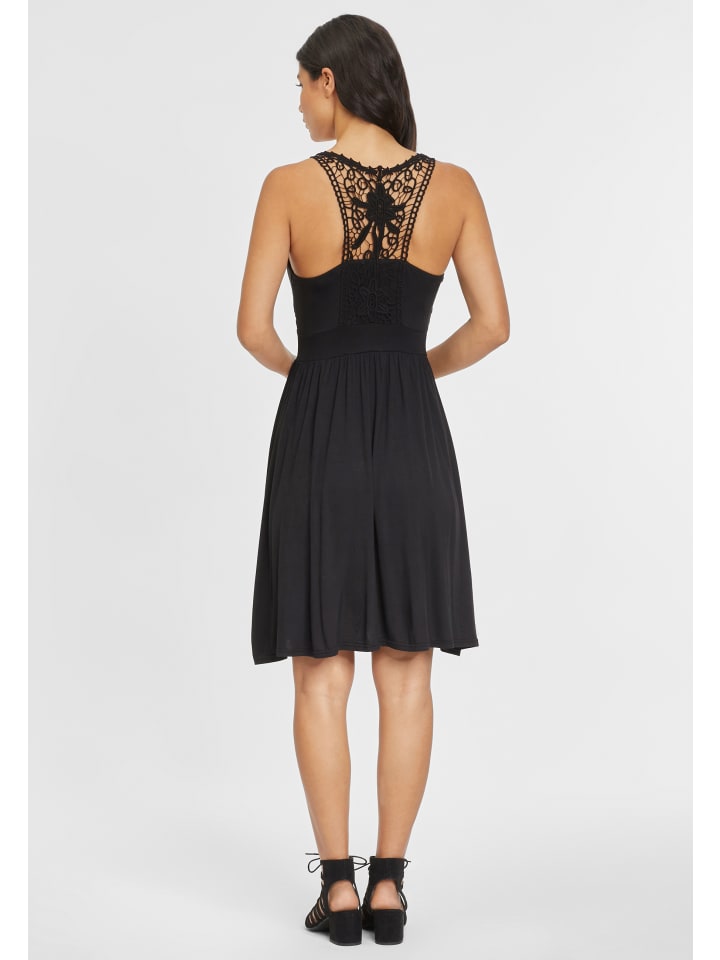 LASCANA Strandkleid in schwarz günstig kaufen