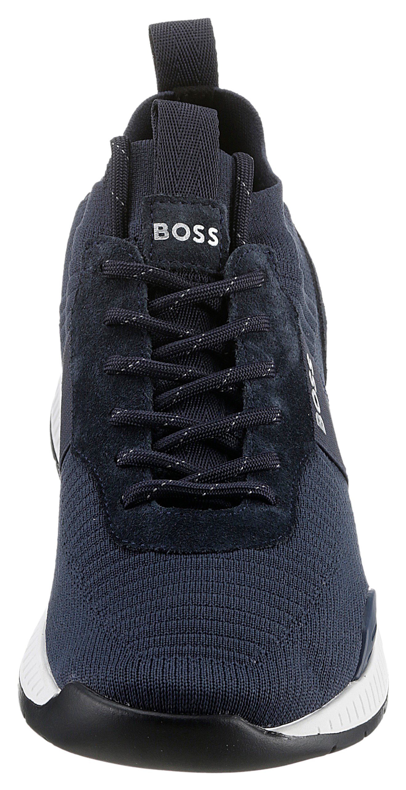BOSS Titanium_Runn Slip-On Sneaker mit elastischem Einstieg