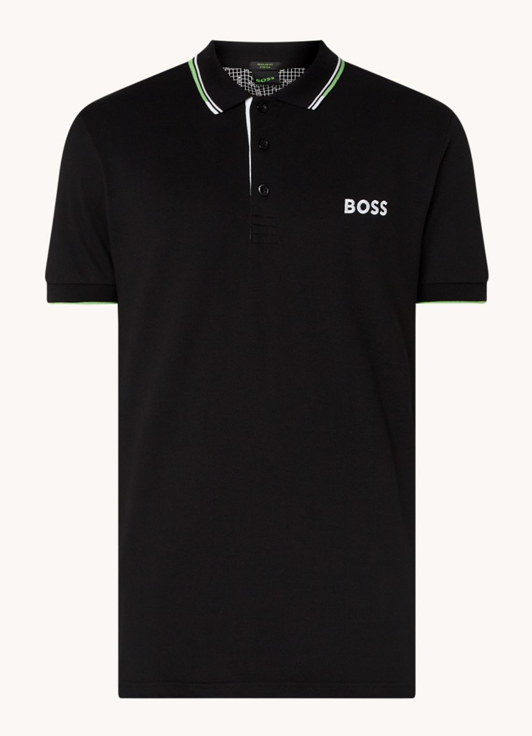 Tricou polo HUGO BOSS Paddy cu croială clasică din bumbac piqué.
