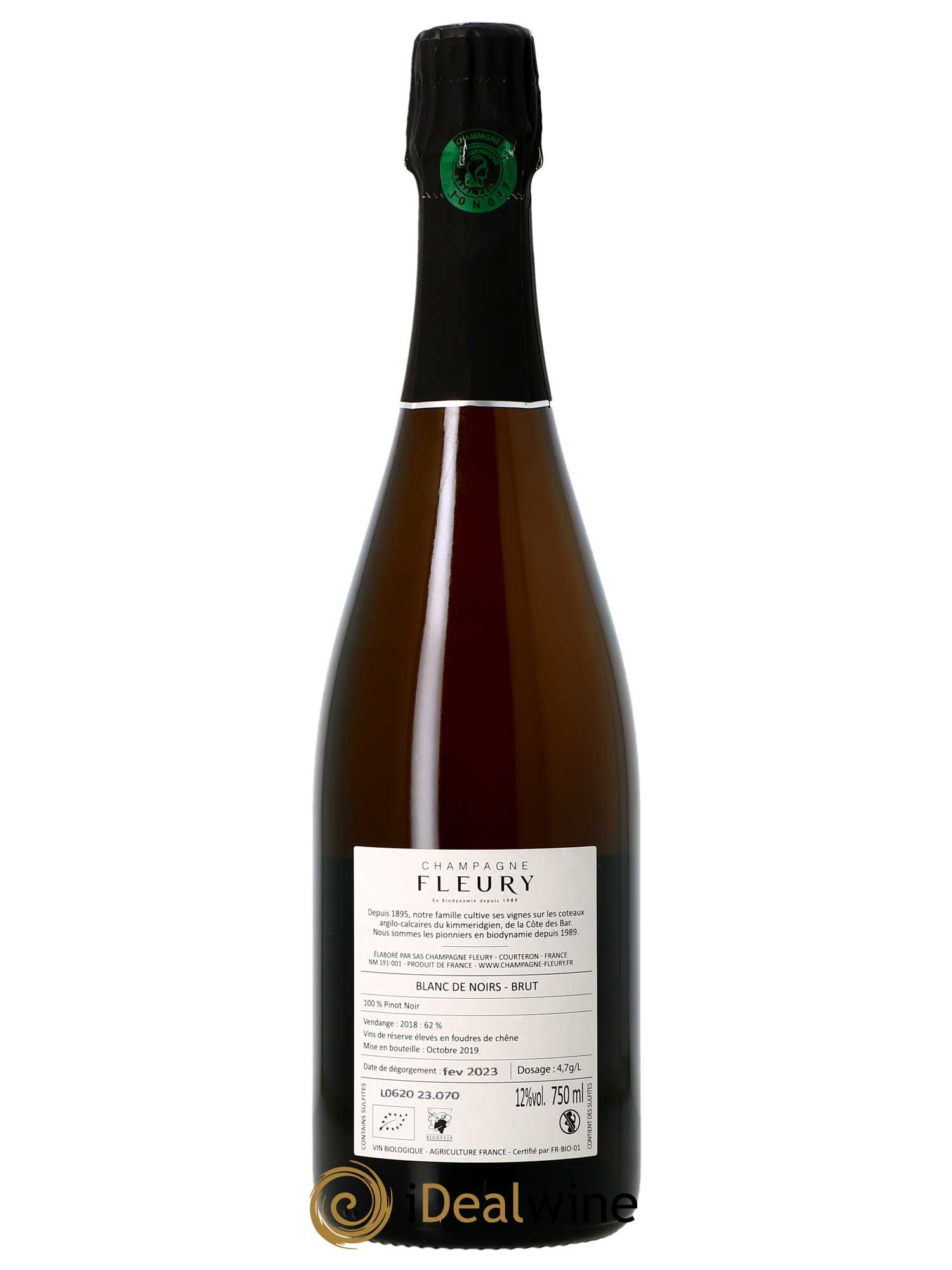 Blanc de Noirs Fleury   - Lot de 1 Bouteille