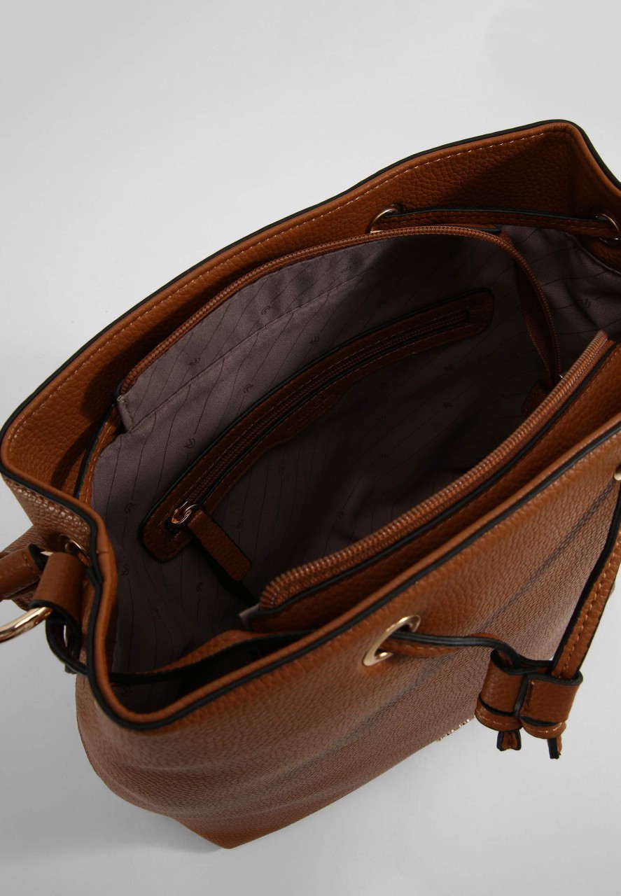 L. CREDI Handtaschen braun