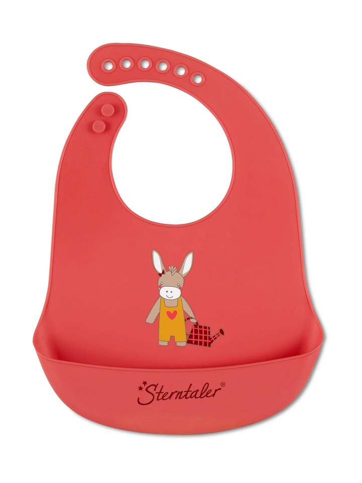 Sterntaler Silikon Lätzchen ESEL Emmily in hellrot günstig kaufen onesize
