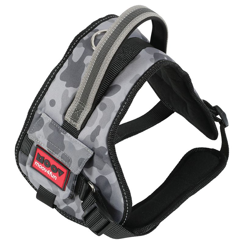 Zolux Moov Verstellbares Hundegeschirr, Camouflage Grau | bitiba