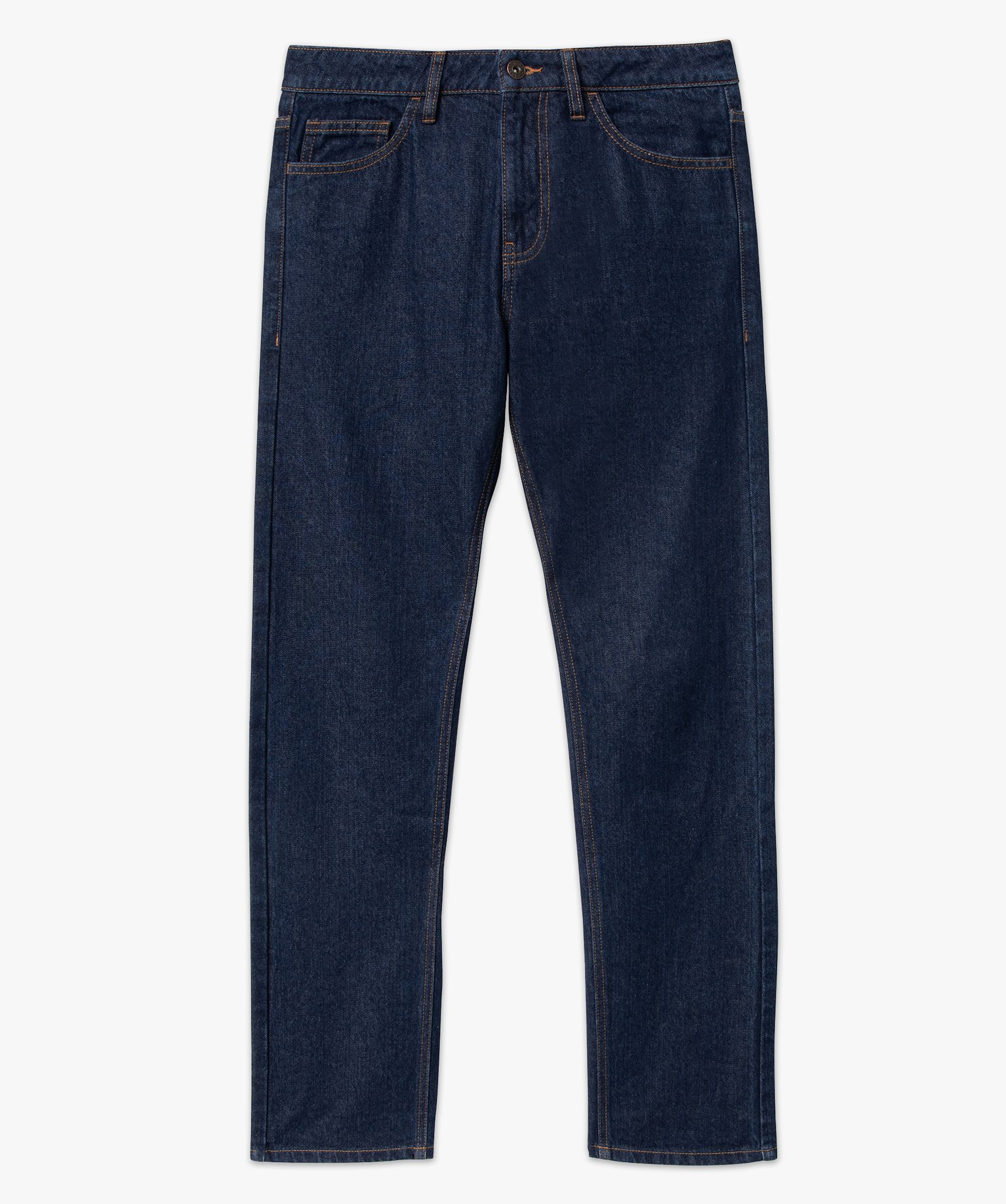 Jean homme coupe Regular légèrement délavé brut | GEMO