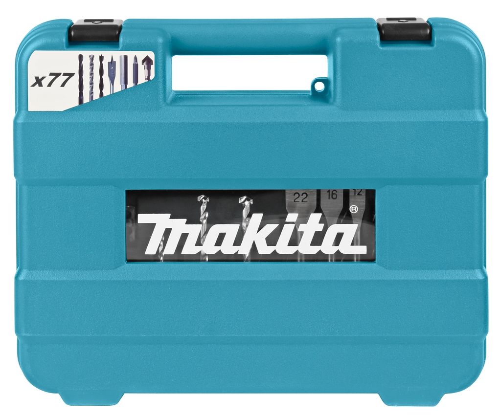 Zestaw wierteł i bitów Makita Accessories D-47226, 77 elementów, w walizce